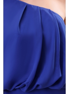 One Shoulder Royal Blue Homecoming Dresses under 100