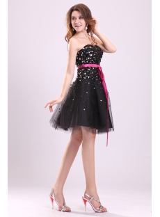 Pretty Black Sequins Sweet 16 Dresses for Birthday Girl