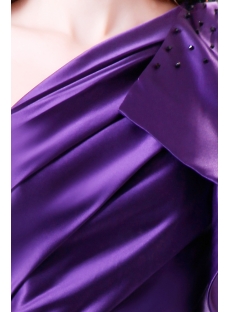 Pretty Purple One Shoulder Maxi Dress