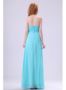 Pretty Strapless Blue Plus Size Cocktail Dress