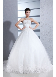 Strapless Pretty 2014 Ball Gown Wedding Dress