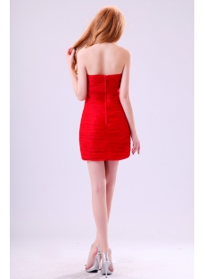 Strapless Red Mini Club Dresses
