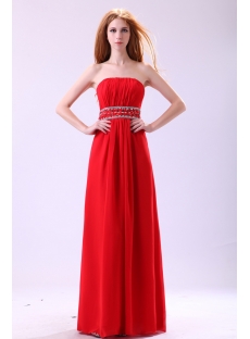 Stylish Strapless Chiffon Plus Size Affordable Prom Dresses