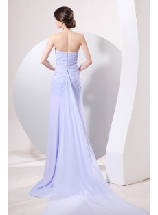 Sweetheart Lavender 2014 Evening Dress with Detachable Train