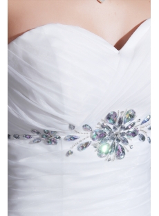 Sweetheart Mermaid Ruffled Wedding Dresses 2014