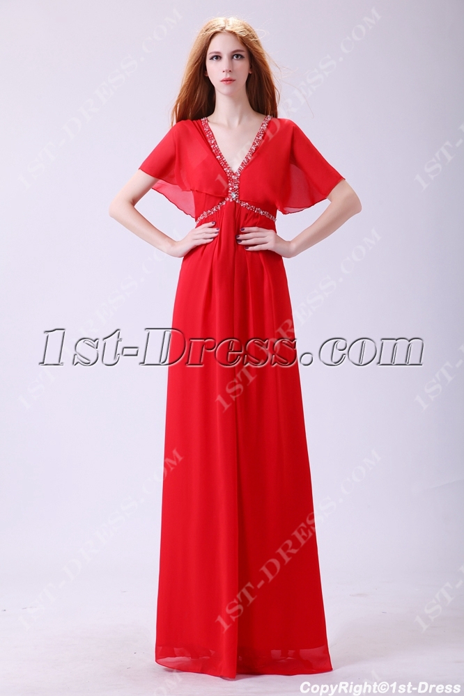 images/201311/big/Red-Fancy-Butterfly-Sleeves-Prom-dresses-with-V-neckline-3578-b-1-1384772553.jpg
