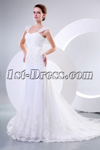 Sweetheart Classic Wedding Dresses with Lace
