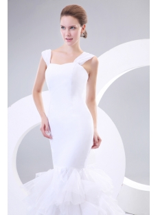 Beautiful Straps Mermaid Wedding Dress 2013
