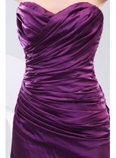 Best Sheath Purple Evening Dresses
