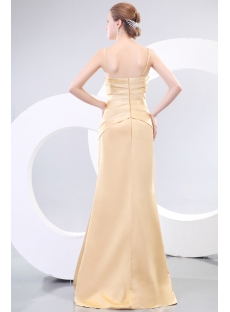 Charming Champagne Sheath Prom Dress for Mother of Brides