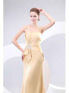 Charming Champagne Sheath Prom Dress for Mother of Brides
