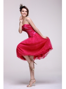 Hot Pink Sweet Cocktail Dresses for Juniors