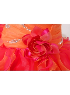 Luxury and Colorful Princess Quinceanera Dress 2014
