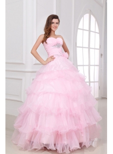 Pink Long Pretty baile de debutantes Dress