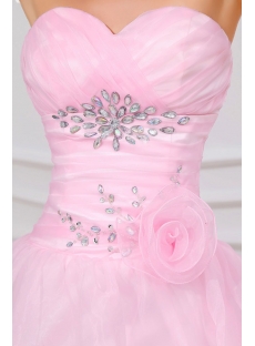 Pink Long Pretty baile de debutantes Dress