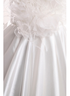Romantic Feather High-Neckline Wedding Dress with Keyhole