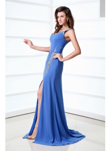 Sexy Periwinkle Formal Dresses with One Shoulder for Spring