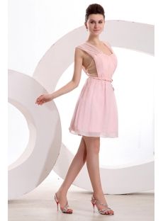 Sexy Short Pearl Pink Cocktail Dress