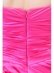 Simple Hot Pink Mini Night Party Dress