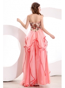 Special Strapless Colorful Quince Gown Dress