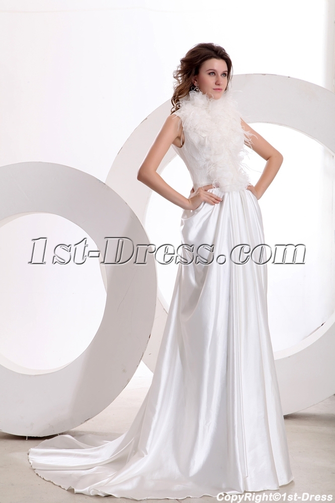 images/201312/big/Romantic-Feather-High-Neckline-Wedding-Dress-with-Keyhole-3730-b-1-1386770889.jpg
