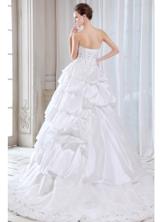 Charming Strapless Mexican Ball Gown Wedding Dress
