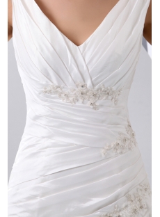 Charming V-neckline Wedding Dresses for the Older Bride