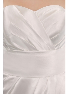 Cute White Mini Bridal Dress with Short Jacket