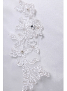 Elegant One Shoulder Long A-line Organza Bridal Gowns