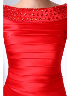 Elegant Red Bandage Cocktail Dress