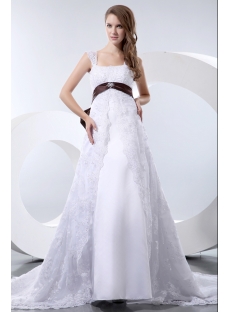 Elegant Straps Lace Maternity Wedding Dresses Los Angeles