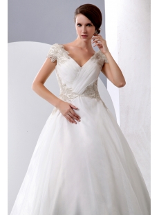 Exquisite Princess Wedding Dress Off Shoulder with Corset