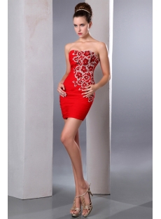 Exquisite Red Mini Short Party Cocktail Dress