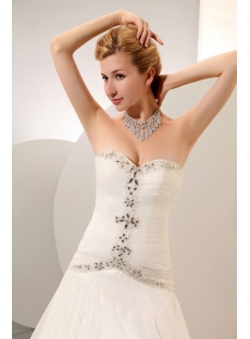 Exquisite Sweetheart Drop Waist Bridal Gowns 2014