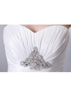 Graceful Sweetheart 3D Floral Wedding Dresses 2014