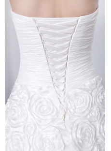 Graceful Sweetheart 3D Floral Wedding Dresses 2014