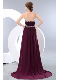 Grape Beaded New Style Celebrity Red Carpet Dresses