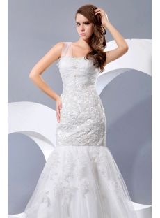 Modest Exquisite Mermaid Lace Bridal Gowns
