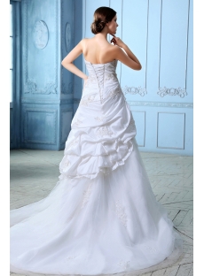 Romantic Taffeta Lace up Wedding Dresses Melbourne