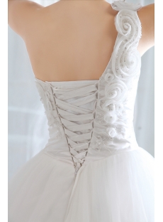 Stunning One Shoulder Celebrity Wedding Dresses for Sale