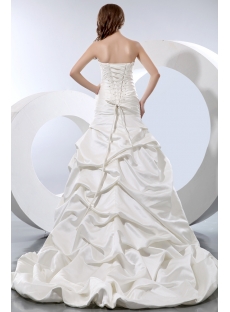 Sweet Sheath Fishtail Bridal Gown 2013 with Lace up