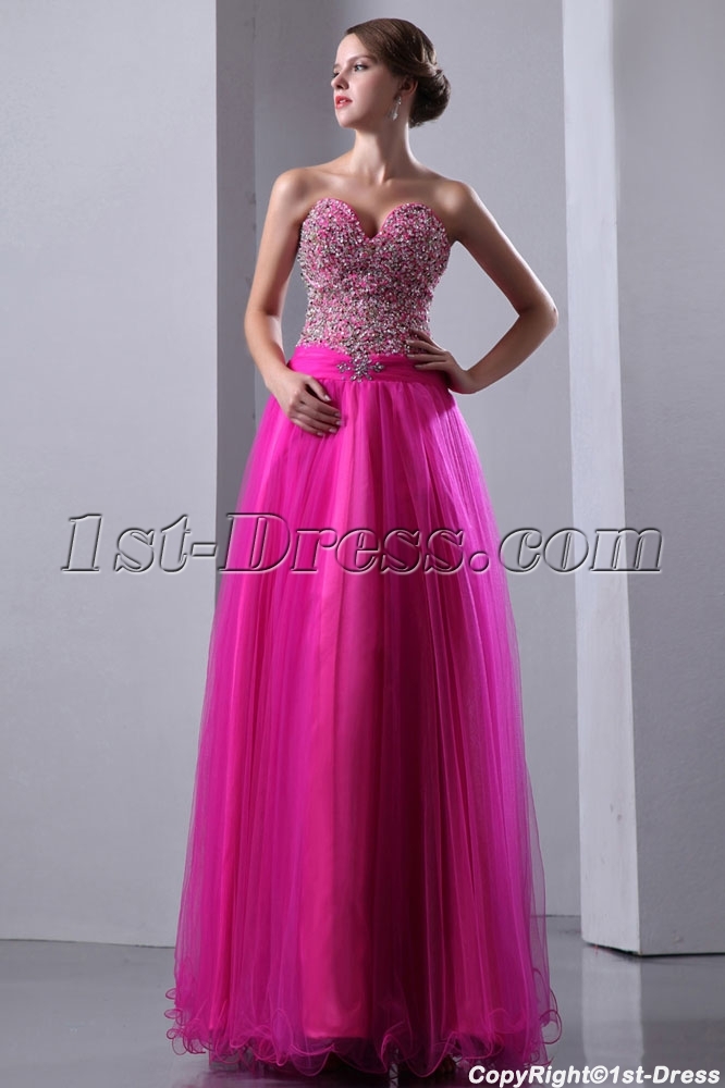 images/201401/big/Romantic-Hot-Pink-Beaded-Tulle-Quinceanera-Dresses-Sweetheart-4297-b-1-1390558510.jpg