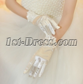 Elegant Short Bridal Gloves