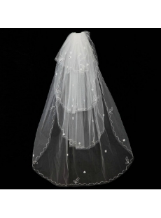 4 Layers Wedding Veil for Spring