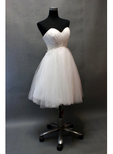 Exquisite Ivory Sweetheart Short Sweet 16 Gown with Corset