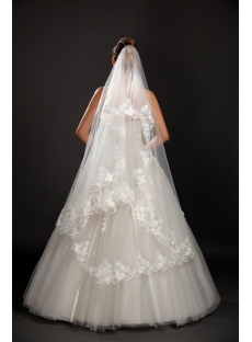 Romantic Mid-length Lace Wedding Veils