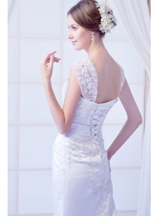 Beautiful A-line 2015 Wedding Dress