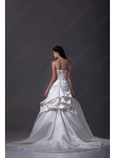 Best Satin 2015 Wedding Dress Aline