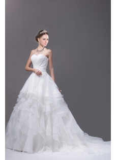 White Sweetheart 2015 Spring Ball Gown Wedding Gown