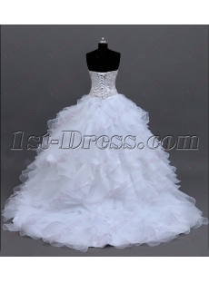 2016 Ball Gown Wedding Dress with Lace